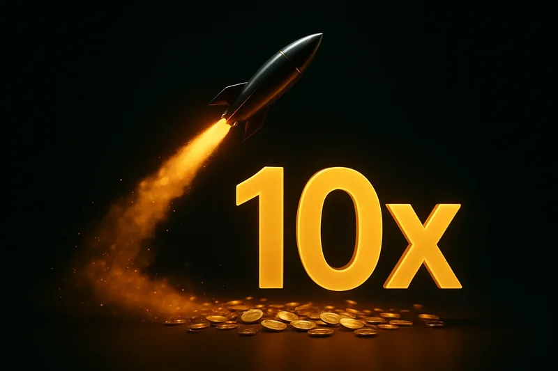 Crash game plane climbing with glowing 10x and exploding coins